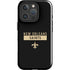 NFL New Orleans Saints Black Performance Series iPhone 16 Pro Impact Case